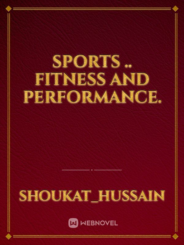 Sports .. fitness and performance. Book