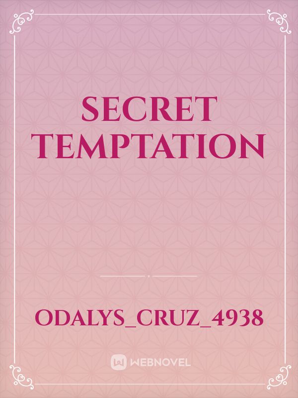 Secret Temptation Book