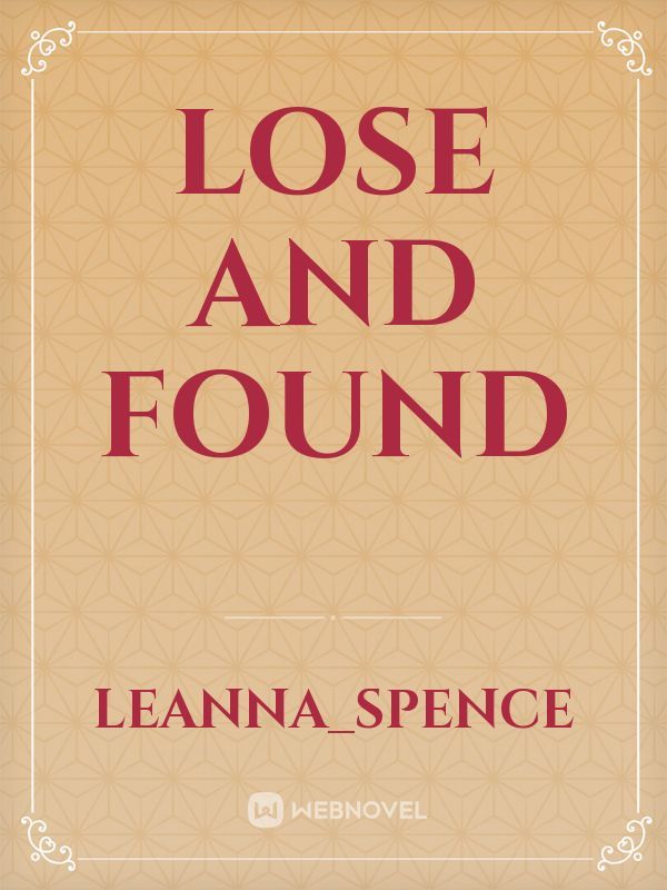Lose and Found Book