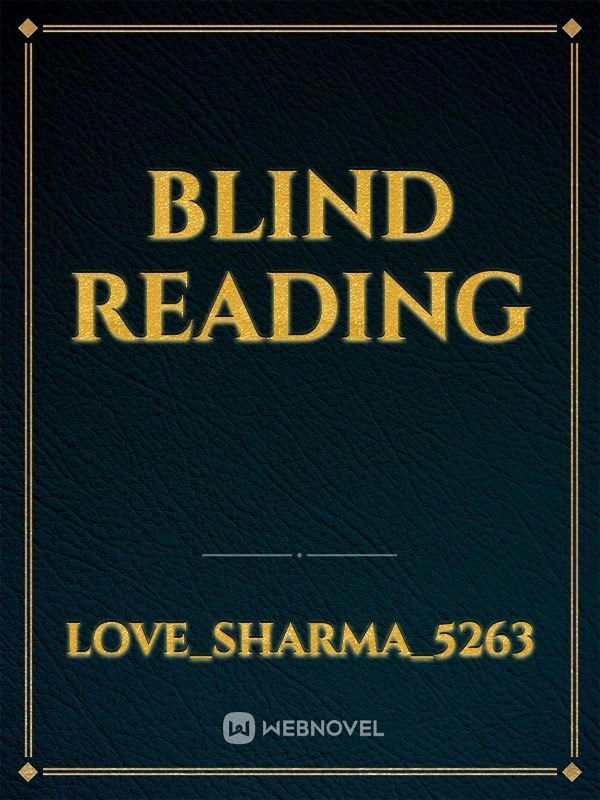 Blind reading Book