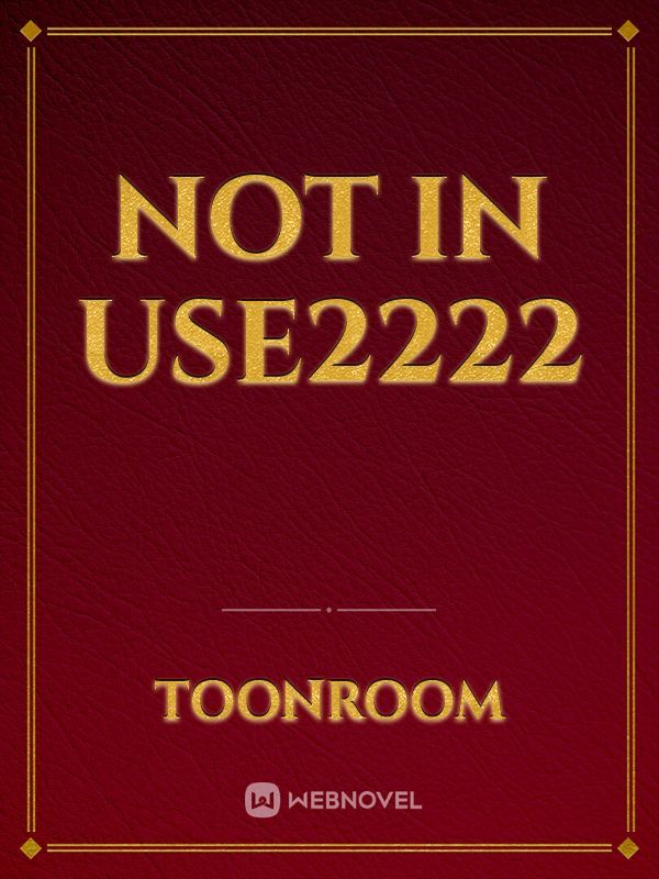 Not in use2222 Book