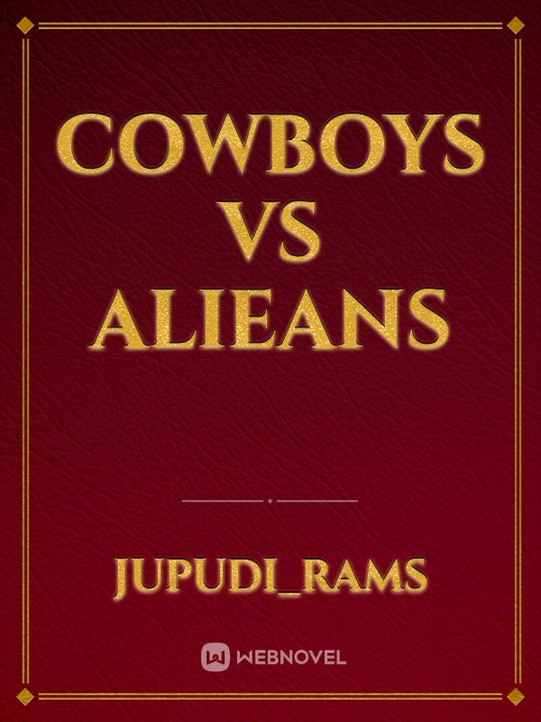 Cowboys vs Alieans Book