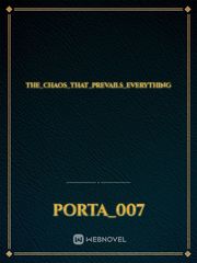 the_chaos_that_prevails_everything Book
