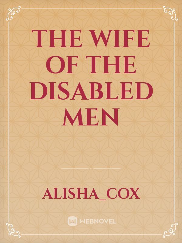 The wife of the disabled men