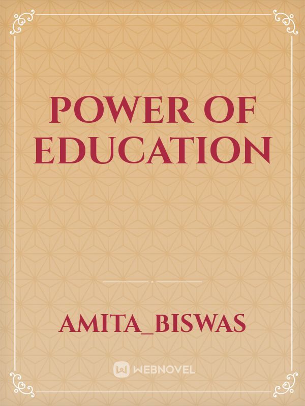 Power of Education Book