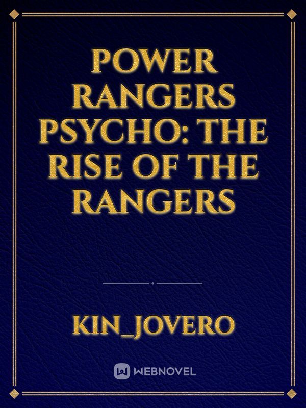 Power Rangers Psycho: The Rise of the Rangers Book
