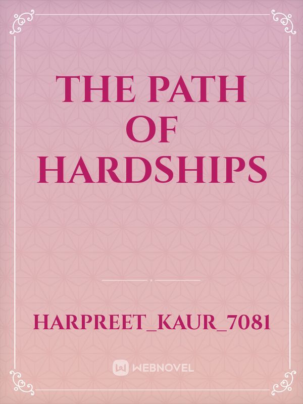 The Path of Hardships Book