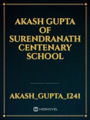 AKASH GUPTA of surendranath centenary school Book