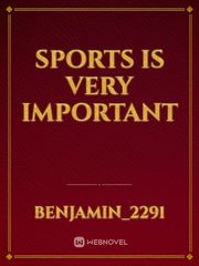 Sports is very important Book