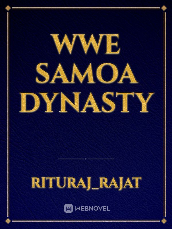 WWE SAMOA DYNASTY Book
