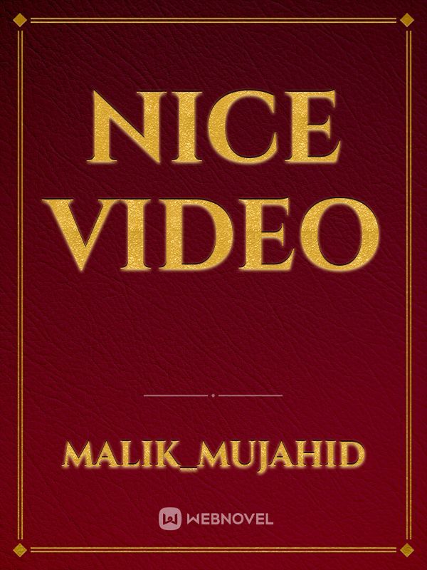 Nice video Book