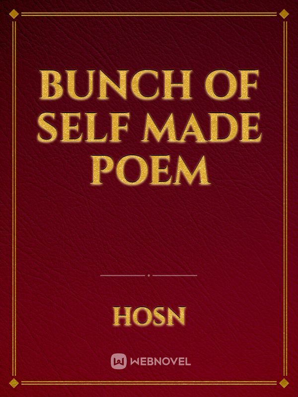 bunch of self made poem Book
