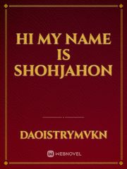 hi my name is shohjahon Book