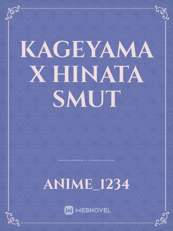 Kageyama x hinata smut Book