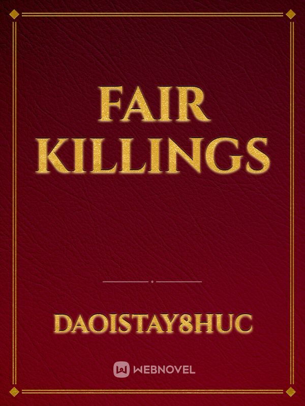fair killings Book