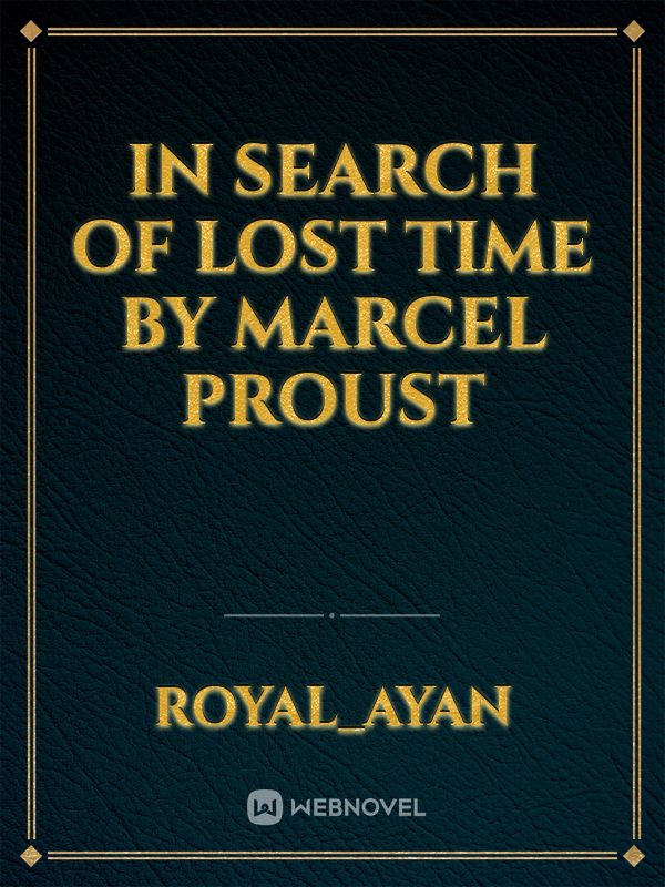 In Search of Lost Time by Marcel Proust Book