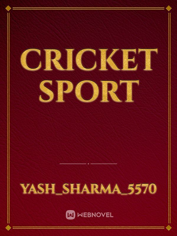 Cricket sport Book