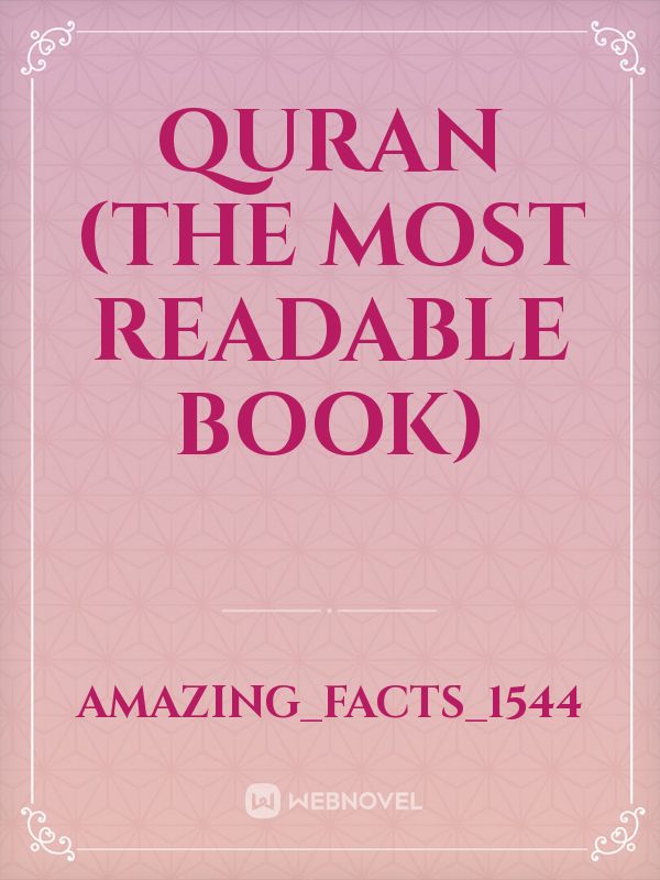 Quran (the most readable book) Book