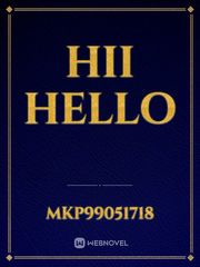 Hii Hello Book