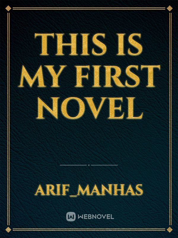 This is my first novel