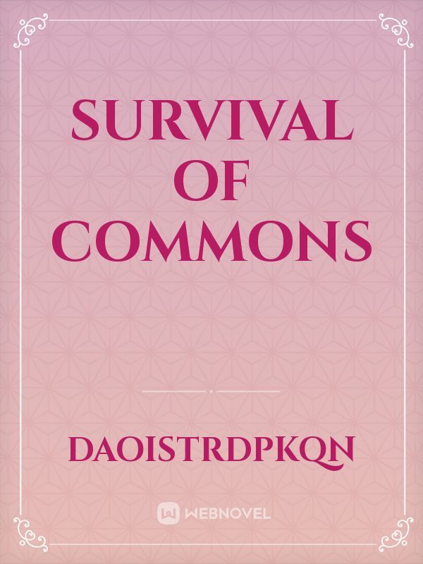 Survival of Commons Book