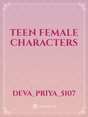 Teen female characters Book