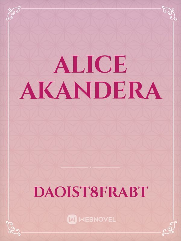 Alice Akandera Book