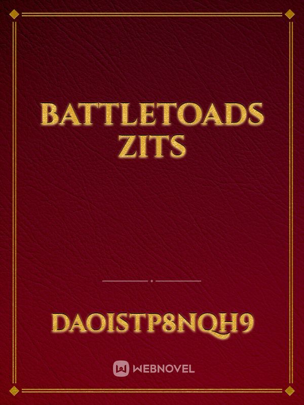 Battletoads zits Book