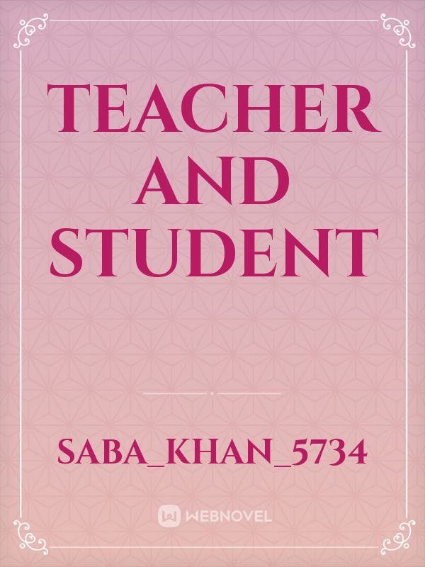 Teacher and student Book