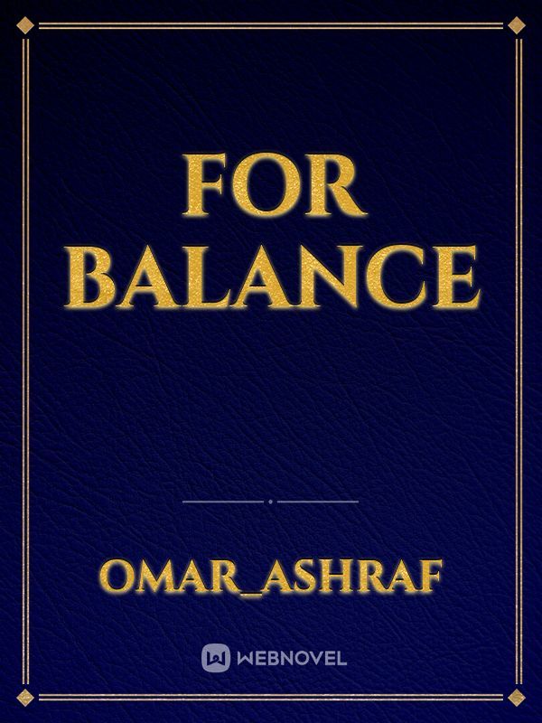 For Balance Book