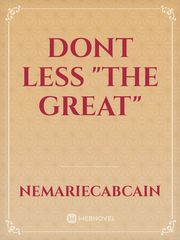 Dont less "THE GREAT" Book