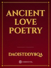 Ancient Love Poetry Book