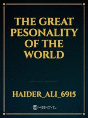 The Great Pesonality Of The World Book