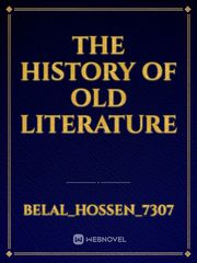 The history of old literature Book