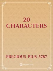 20 characters Book