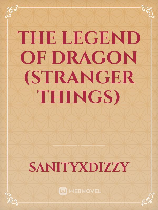 The Legend of Dragon (Stranger Things) Book