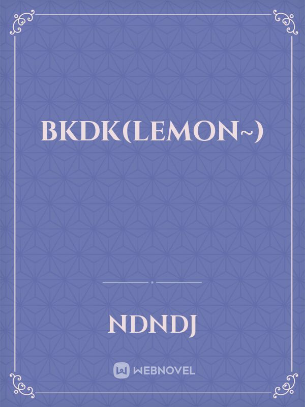 Bkdk(lemon~) Book