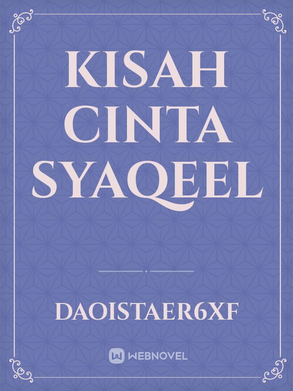 kisah cinta syaqeel Book