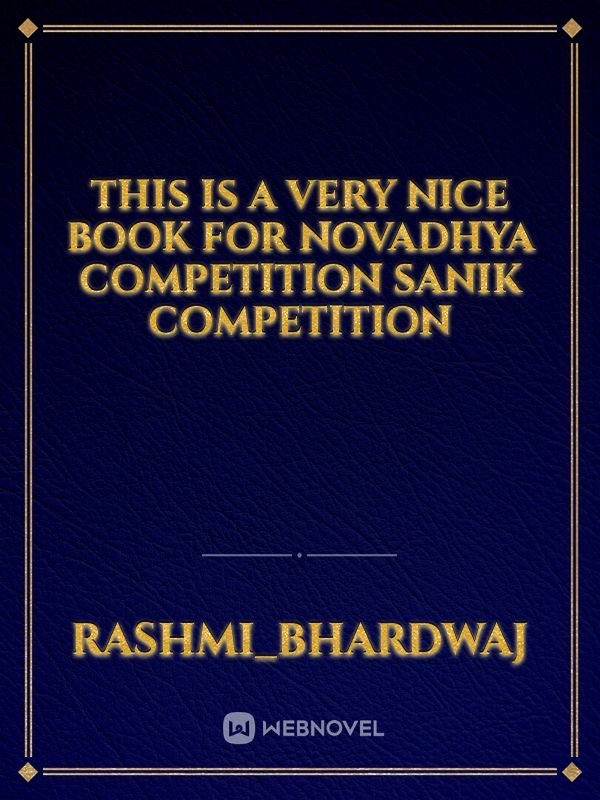 This is a very nice book for novadhya competition sanik competition