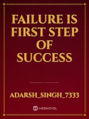 failure is first step of success Book