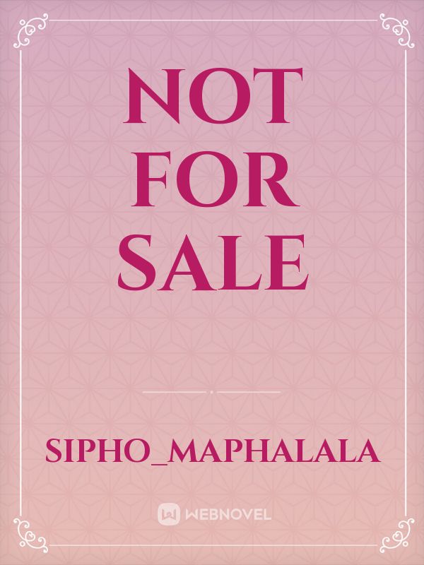 Not for sale Book