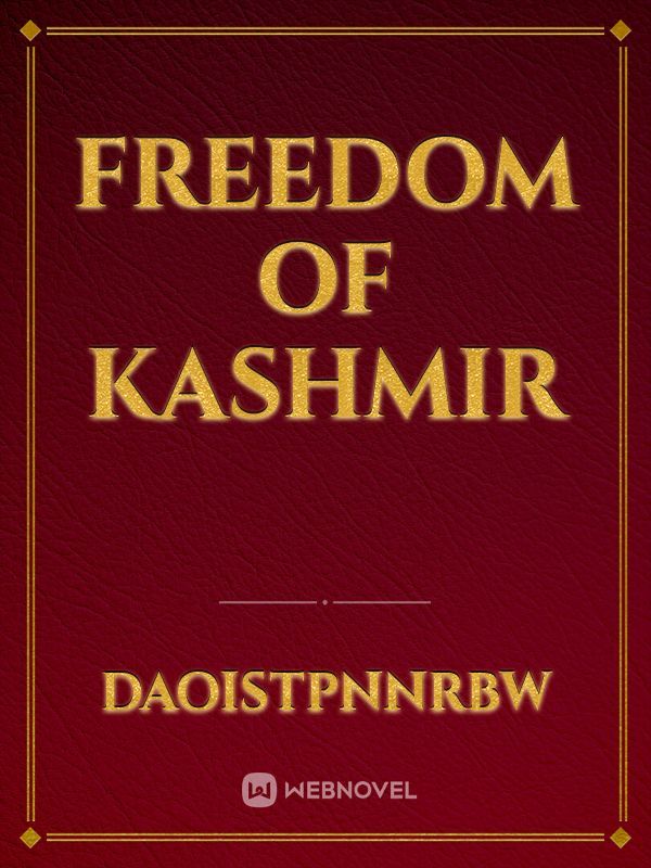 Freedom of Kashmir