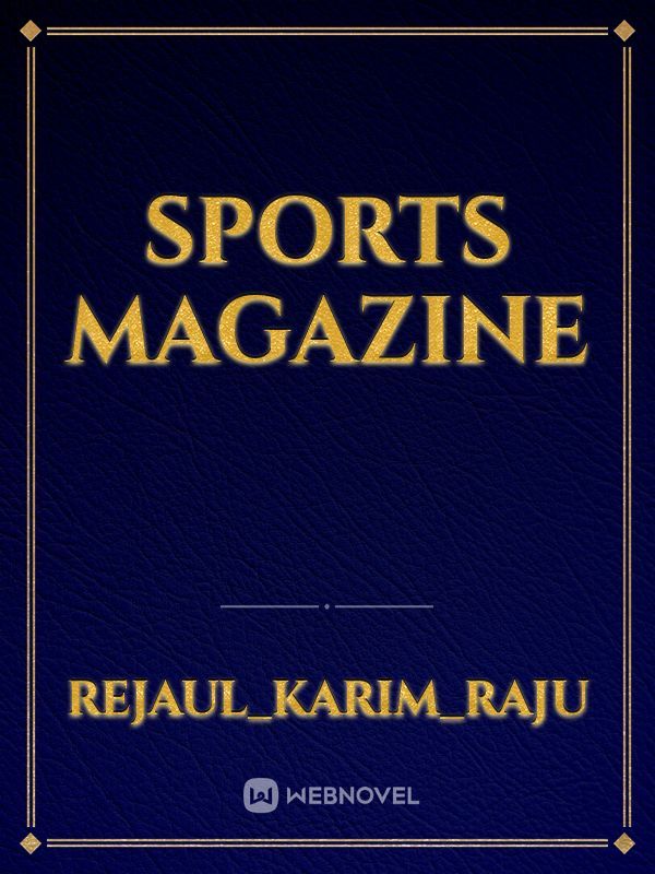 Sports magazine