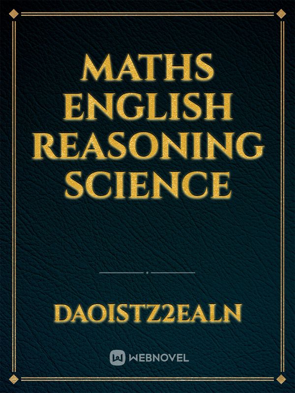 Maths english reasoning science Book