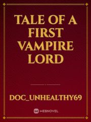 Tale of a First Vampire Lord Book