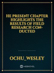 he present chapter highlights the results of field research con-ducted Book