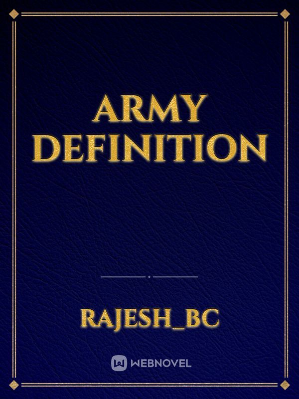 Army Definition Book
