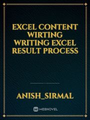 Excel content wirting writing Excel result process Book