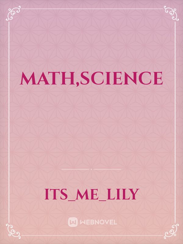 Math,science Book