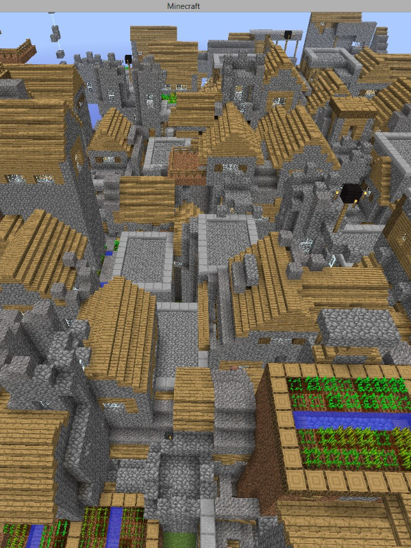 Minecraft: Infinite Villages.